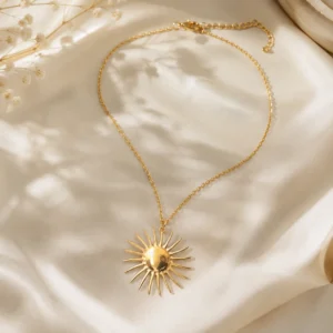 COLLIER الشمس 🔥 Collection 2026 💕 en Acier inoxydable 316L 1er Choix :   ‌‎ ⚡️✅🌺